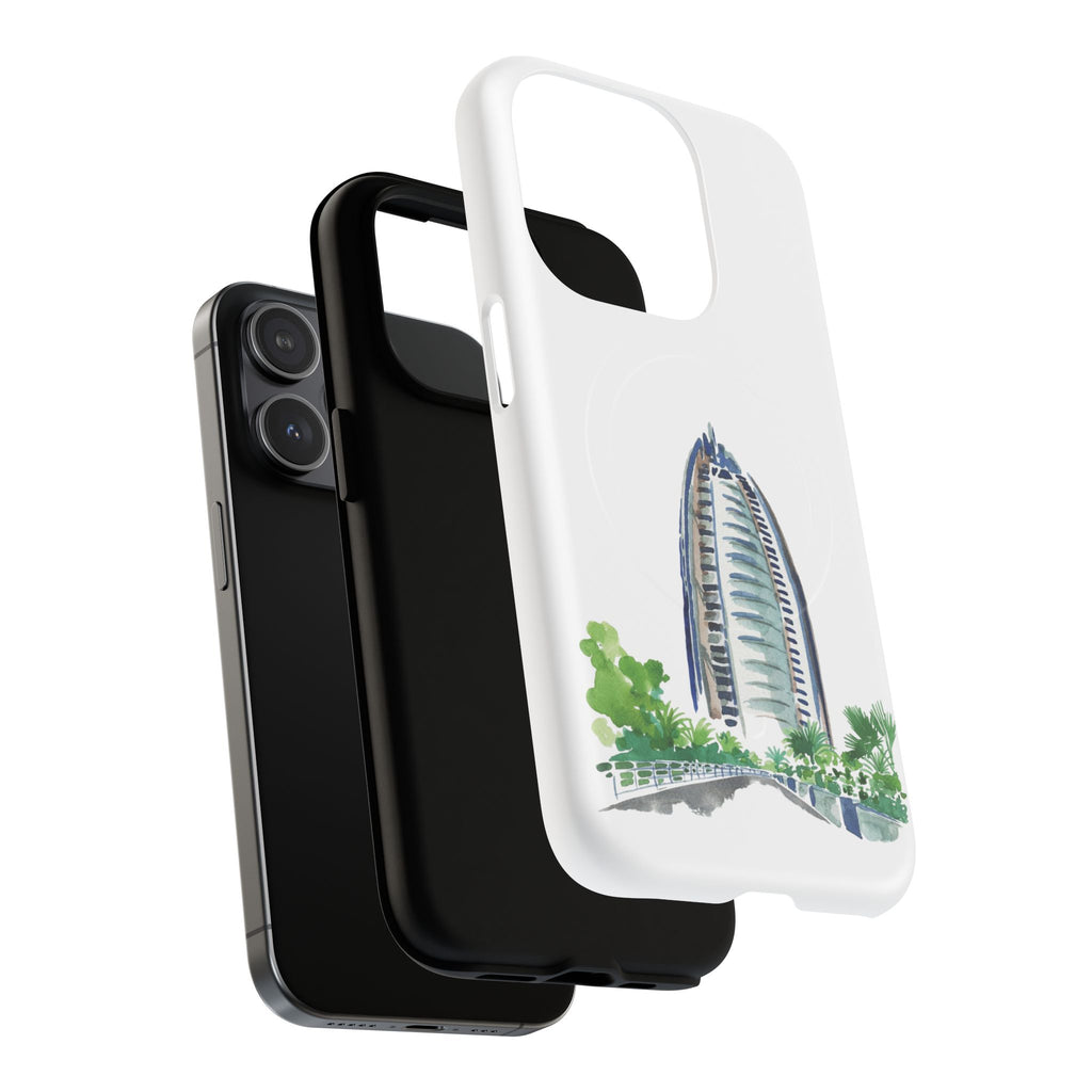 SAEVO Burj Al Arab Watercolor Magnetic iPhone Case