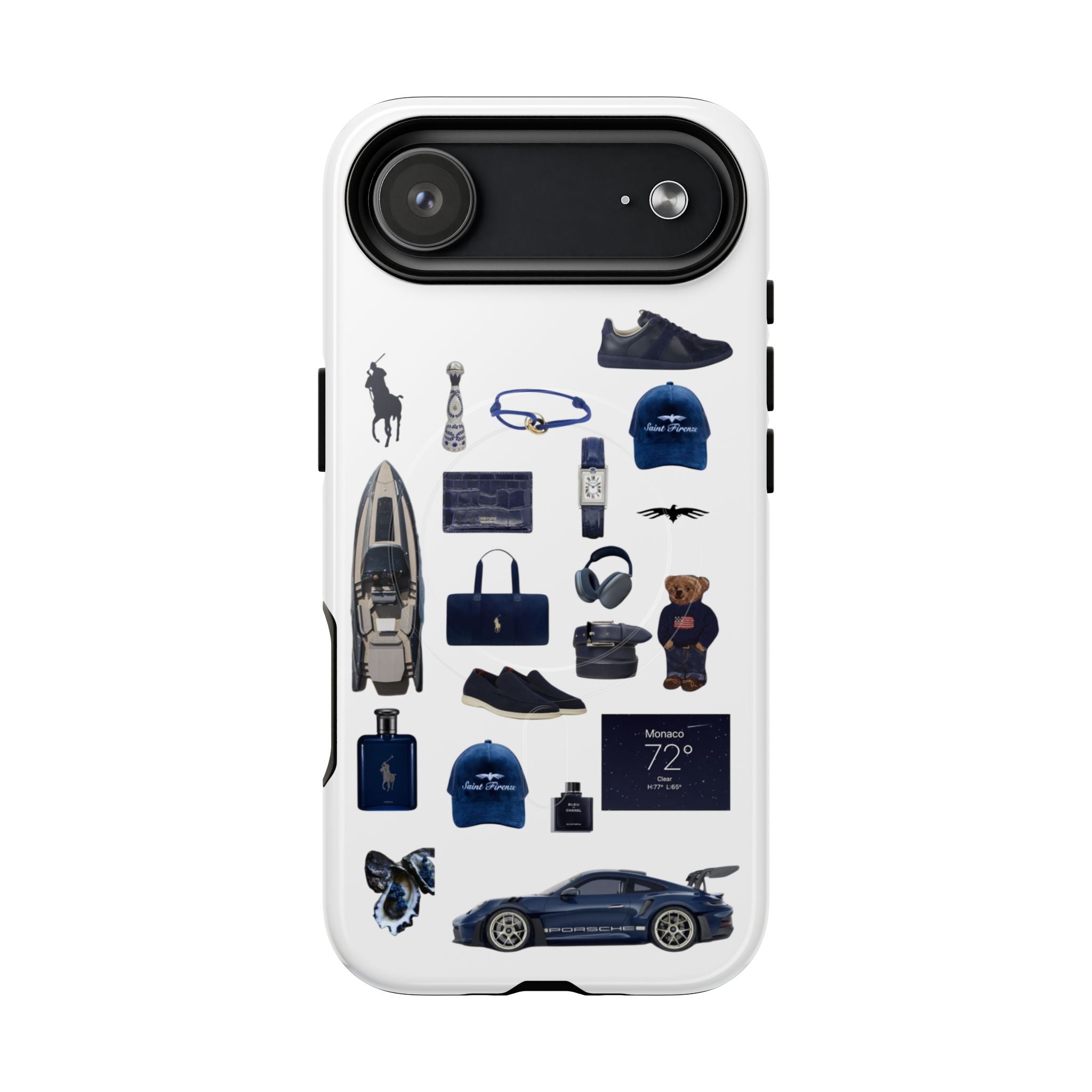 SAEVO Riviera Blue Magnetic iPhone Case