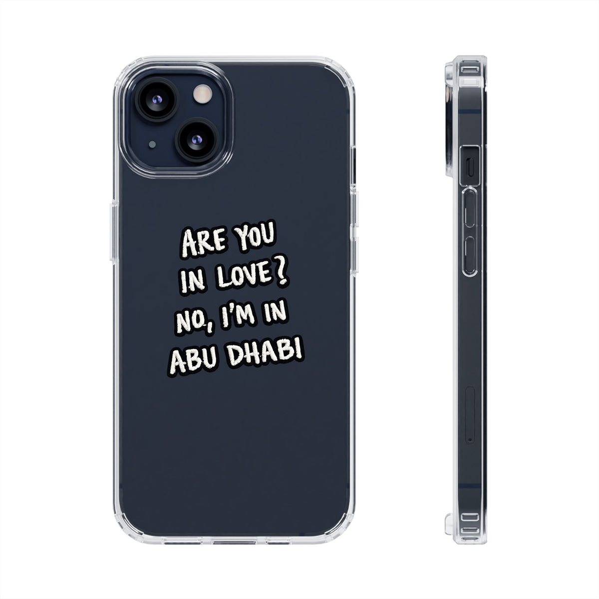 Abu Dhabi Love Clear Case