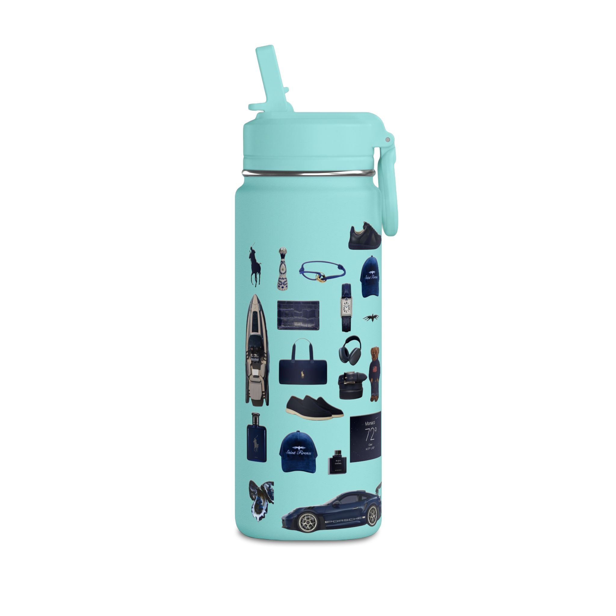 SAEVO Riviera Blue Mini Water Bottle – 0.6L