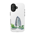 SAEVO Burj Al Arab Watercolor Magnetic iPhone Case