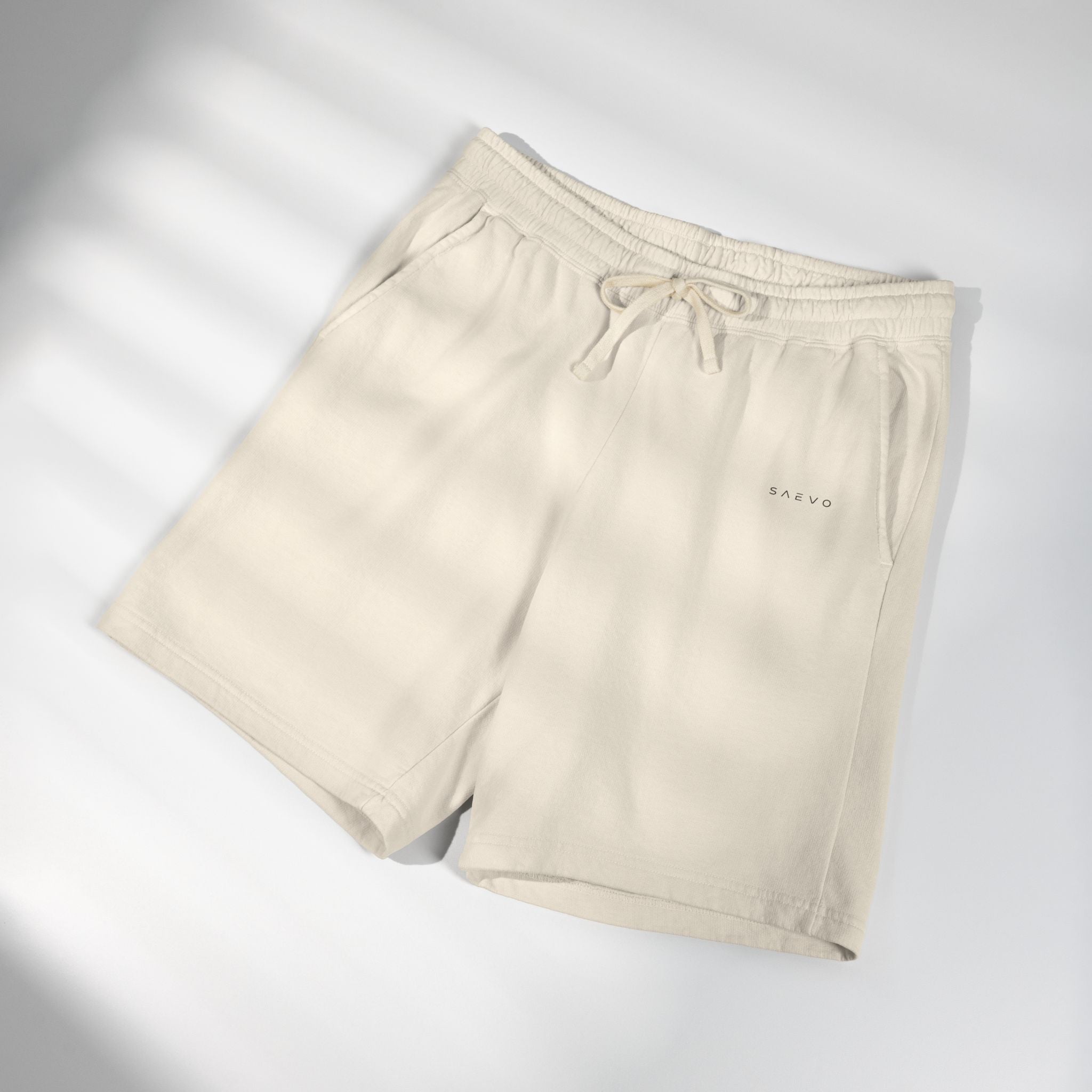 SAEVO Garment-Dyed Fleece Sweat Shorts