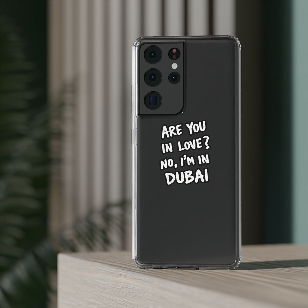 Dubai Love Clear Impact-Resistant Case