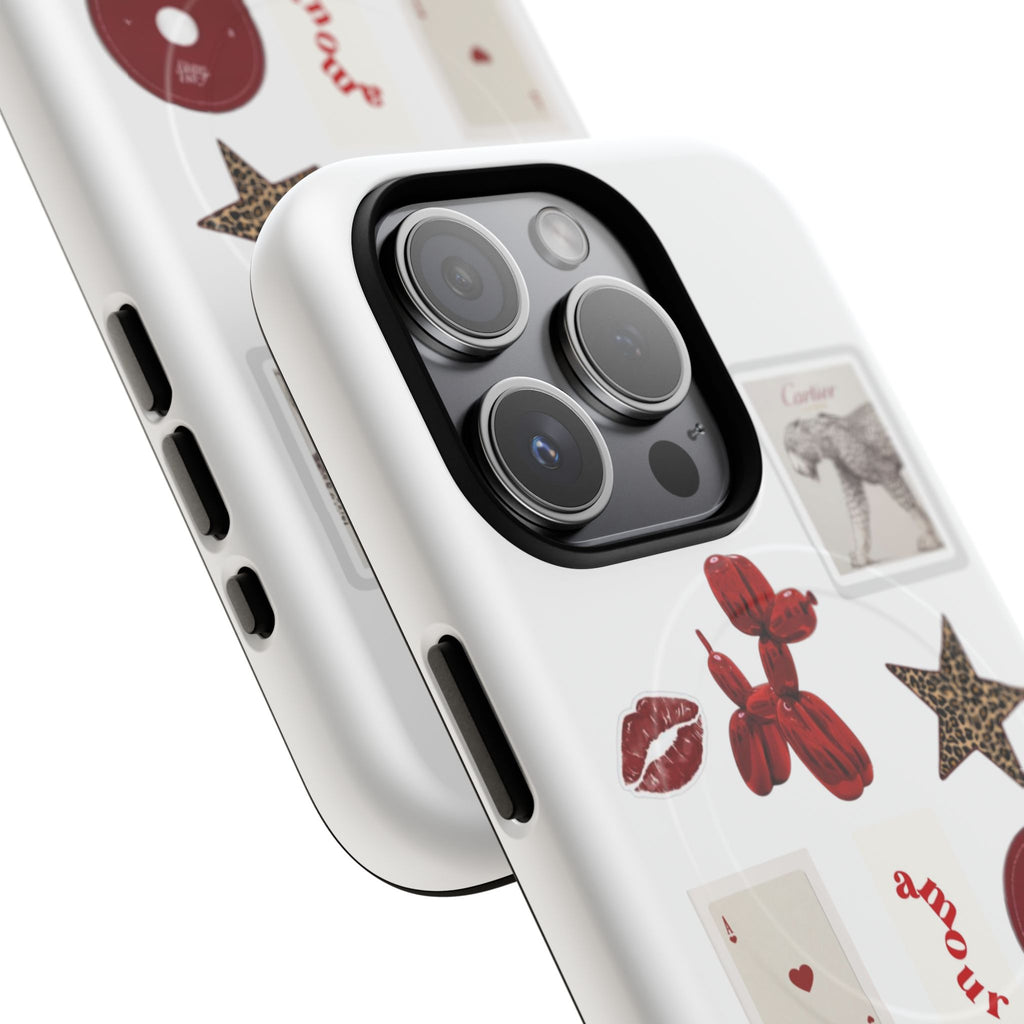 SAEVO Crimson Instinct Magnetic iPhone Case