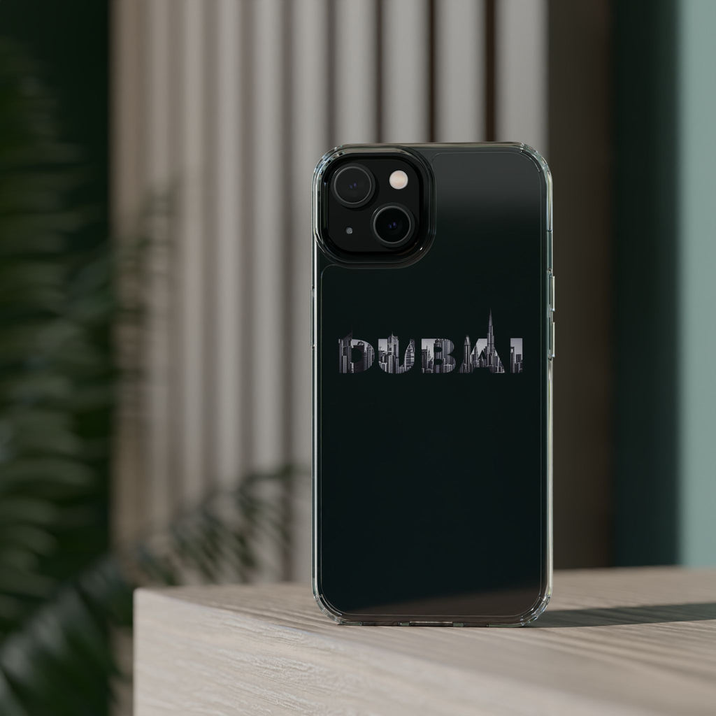 Dubai Skyline Clear Impact-Resistant Case