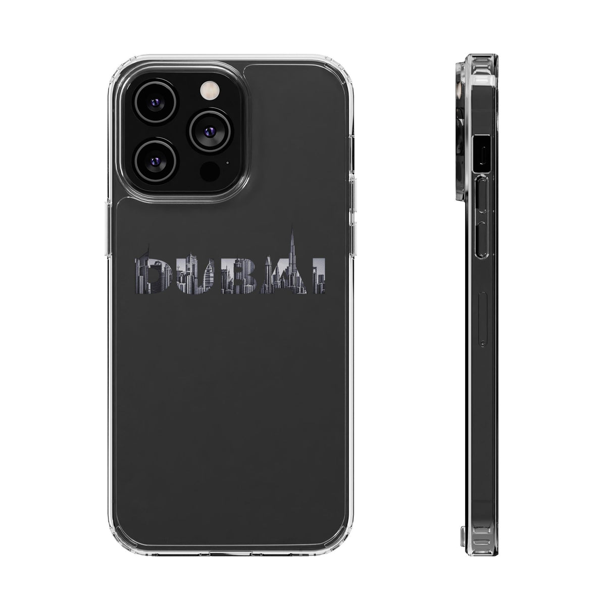 Dubai Skyline Clear Impact-Resistant Case
