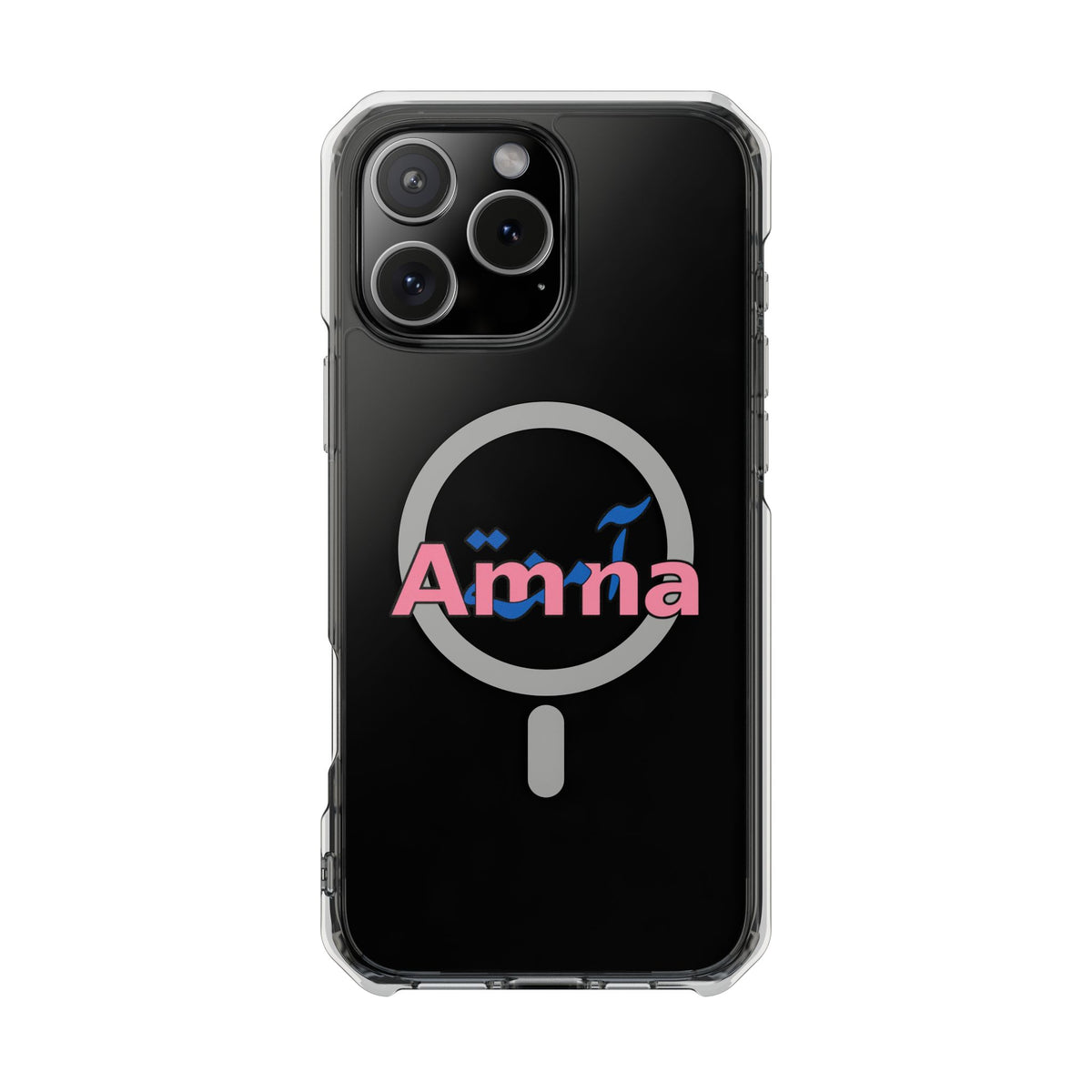 Amna Magnetic Clear iPhone Case