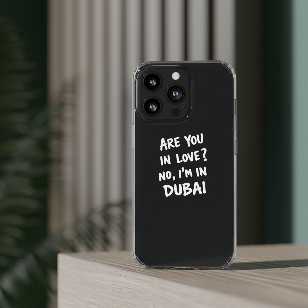 Dubai Love Clear Impact-Resistant Case