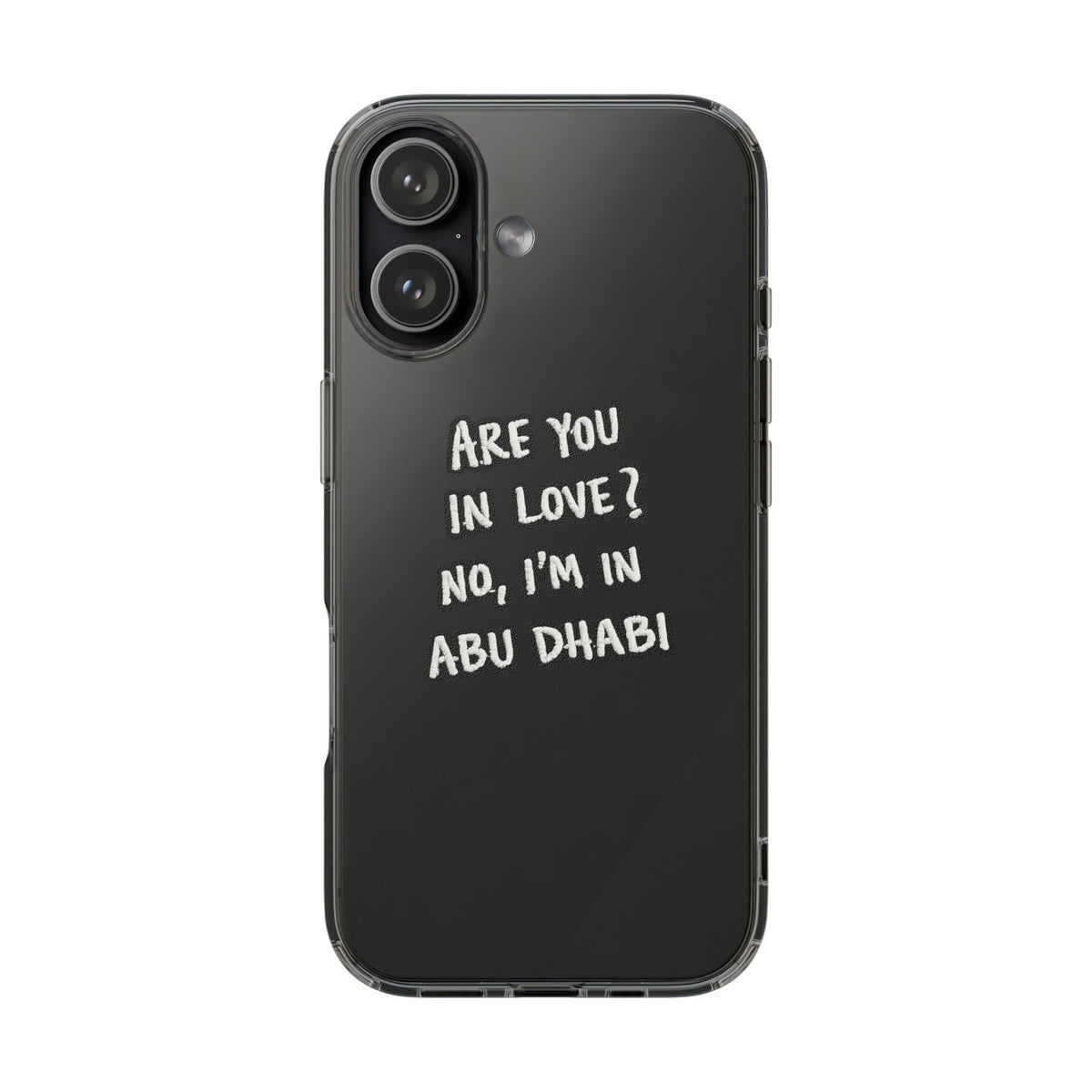 Abu Dhabi Love Clear Case