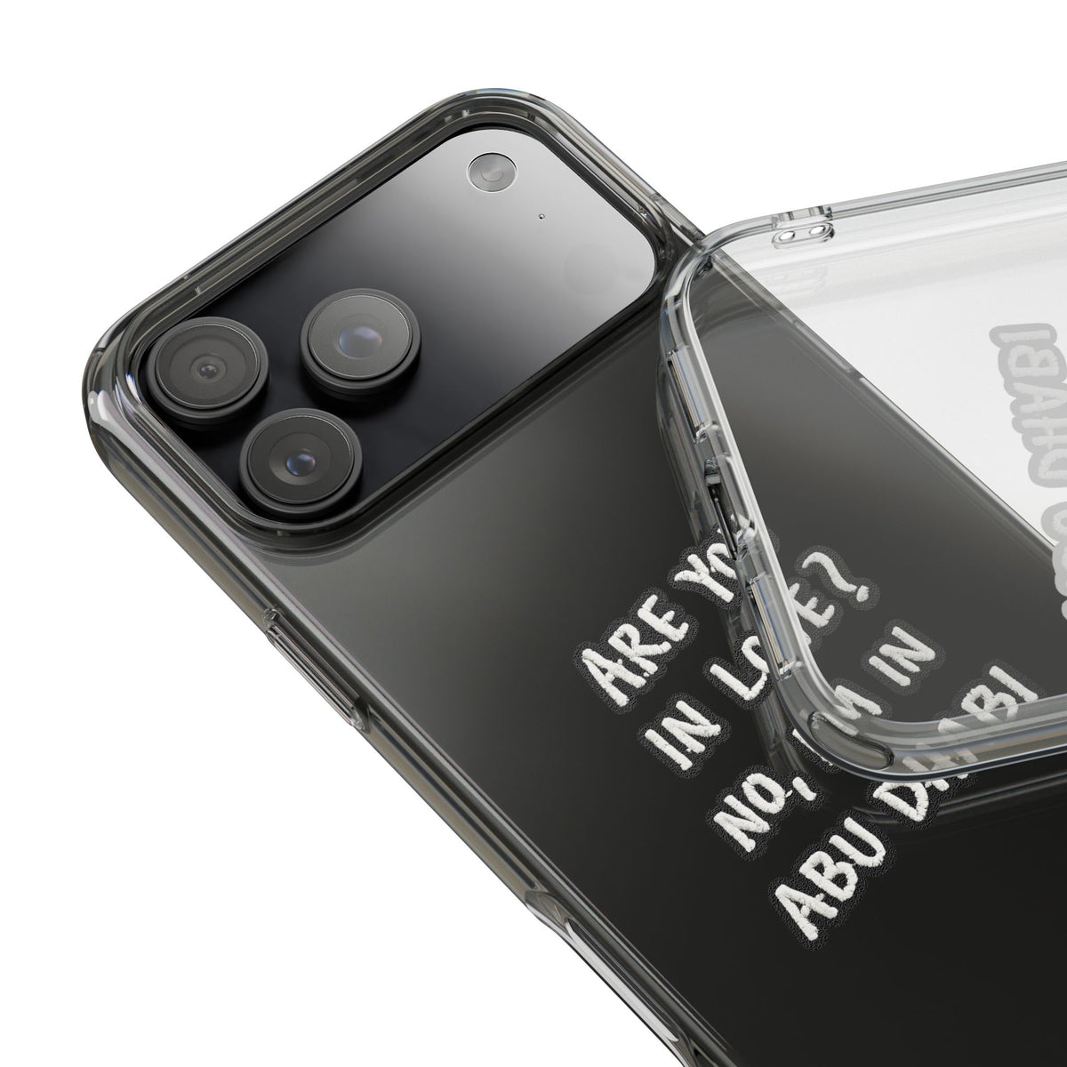 Abu Dhabi Love Clear Case