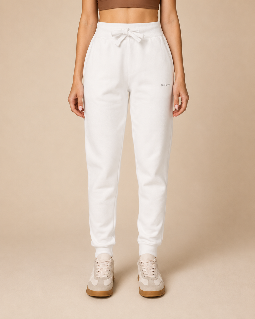 The SAEVO White Sweatpants