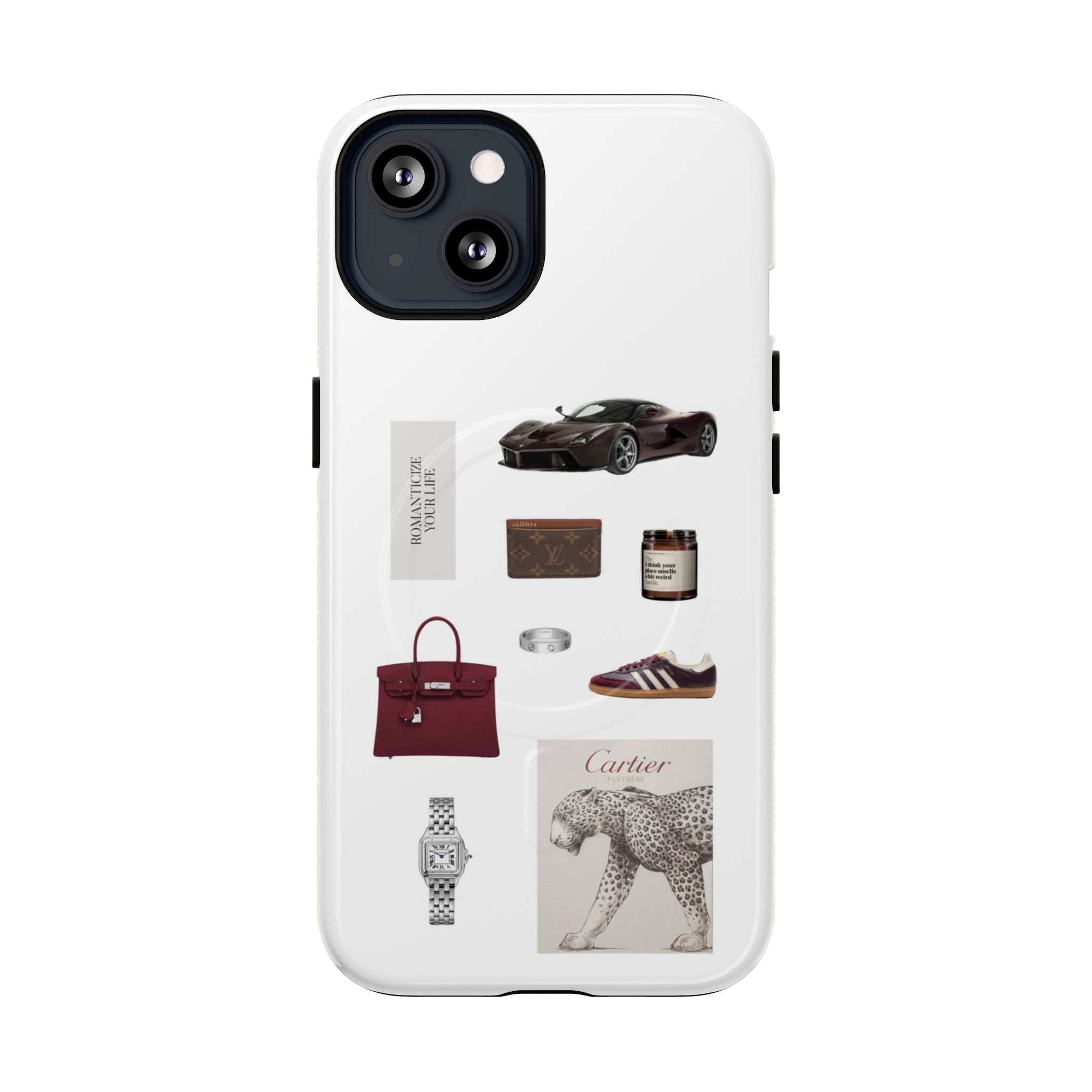 SAEVO Bordeaux Luxe Magnetic iPhone Case