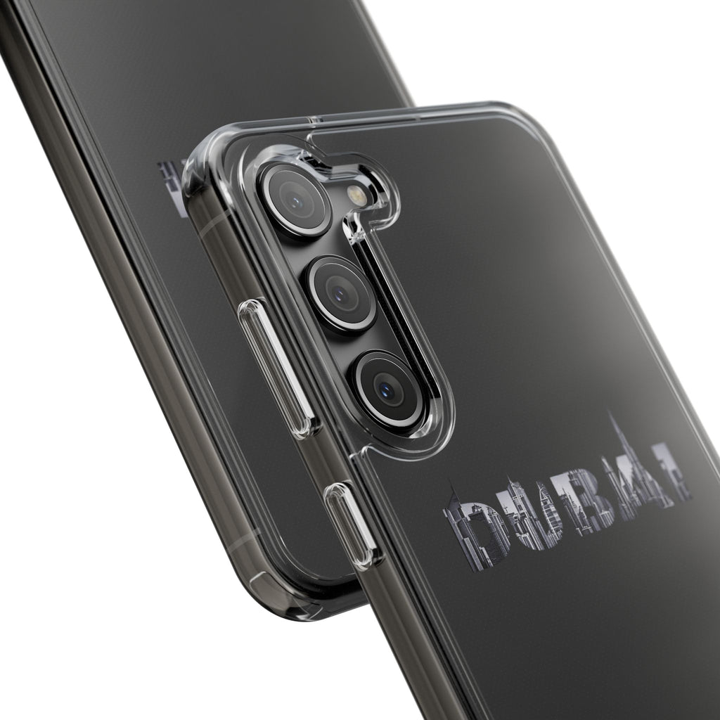 Dubai Skyline Clear Impact-Resistant Case