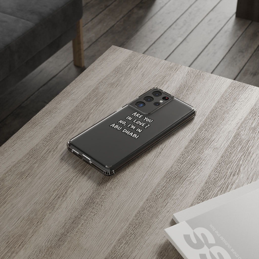 Abu Dhabi Love Clear Case