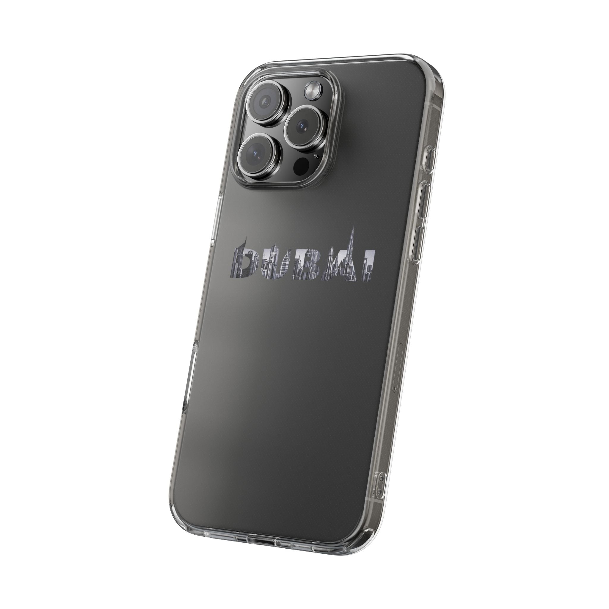 Dubai Skyline Clear Impact-Resistant Case