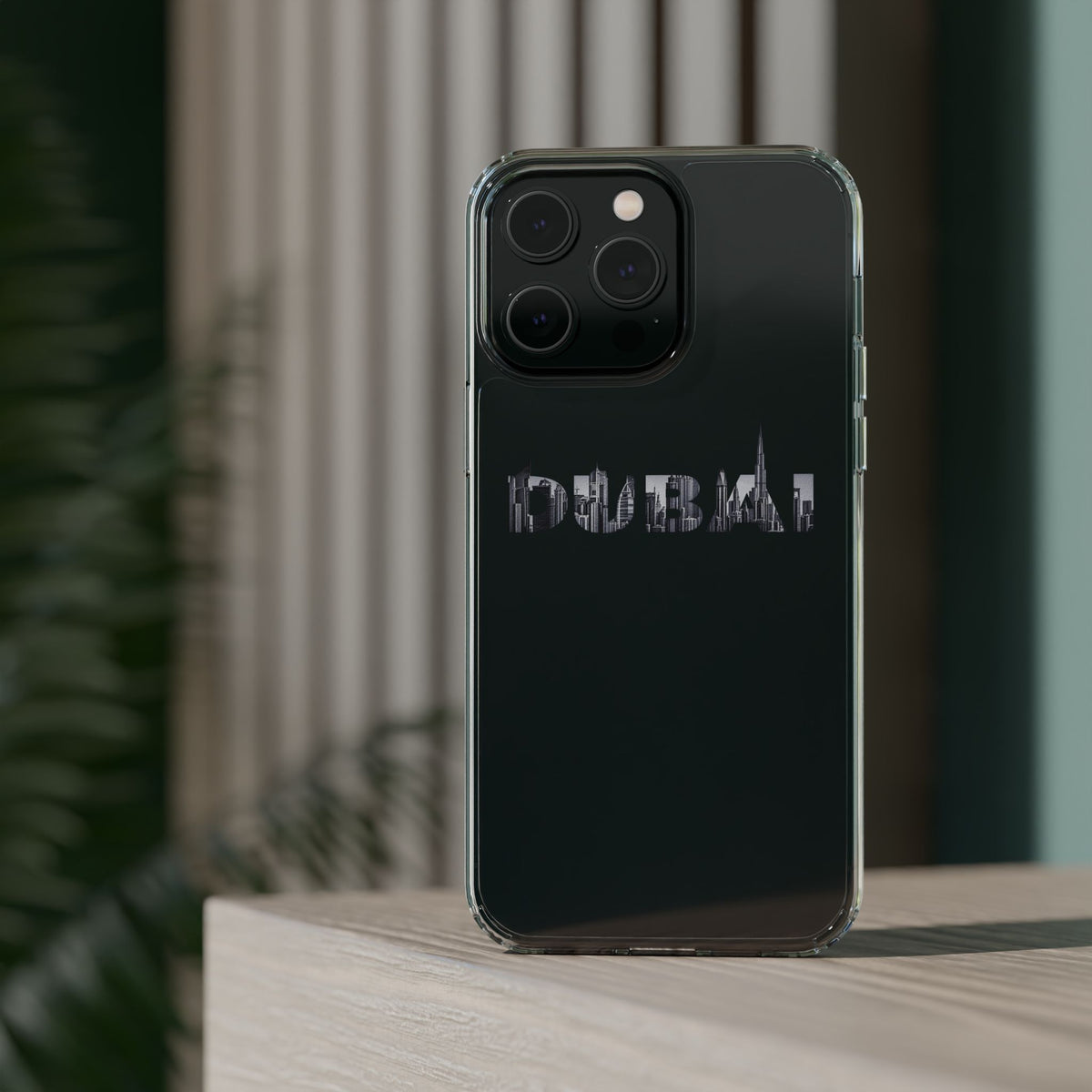 Dubai Skyline Clear Impact-Resistant Case