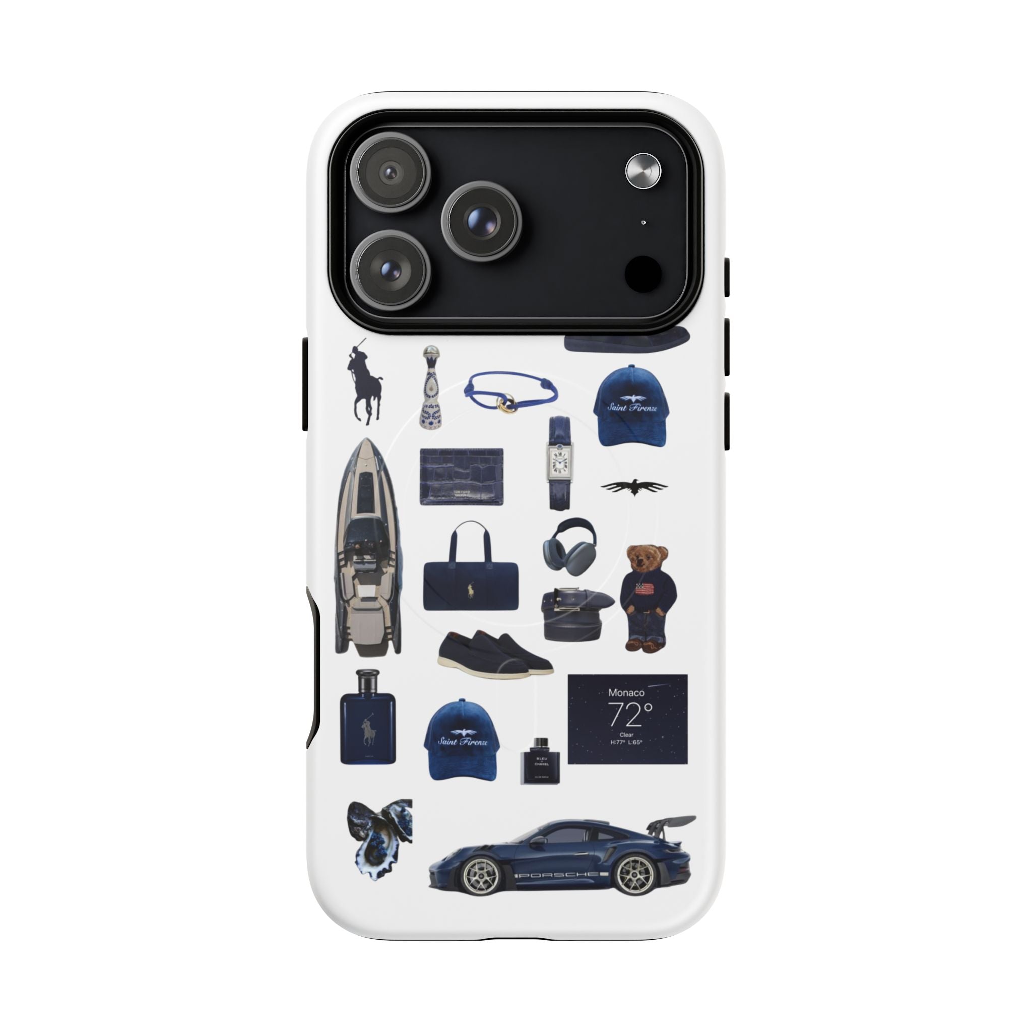 SAEVO Riviera Blue Magnetic iPhone Case