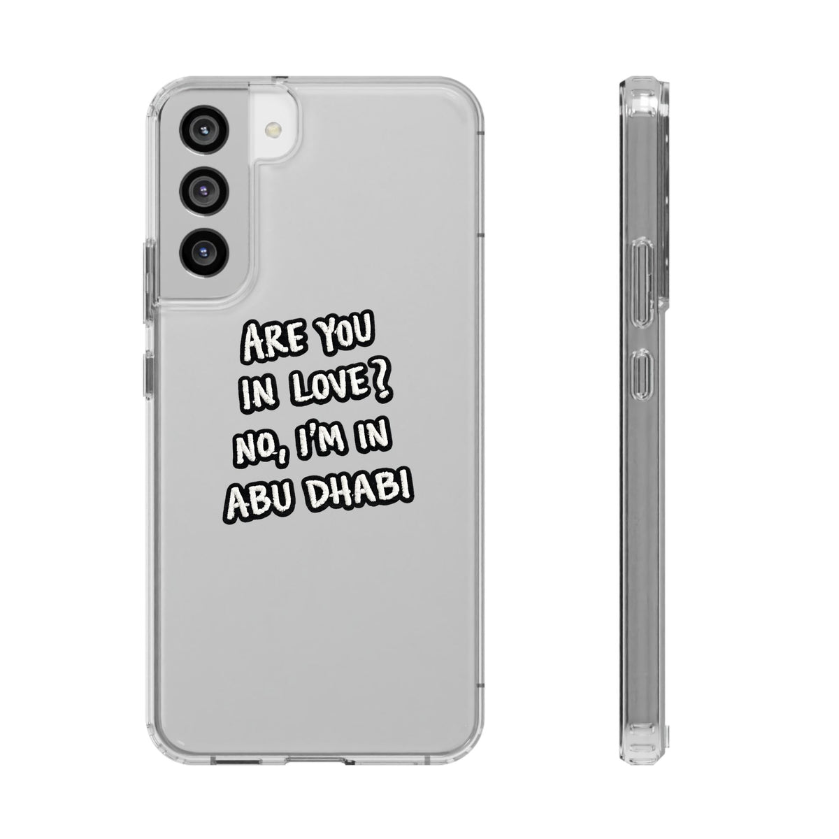 Abu Dhabi Love Clear Case