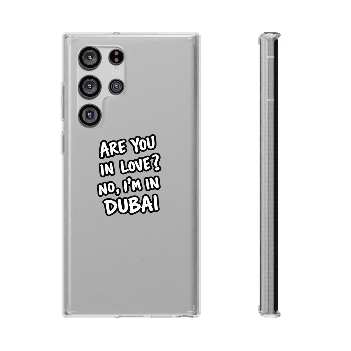 Dubai Love Clear Impact-Resistant Case