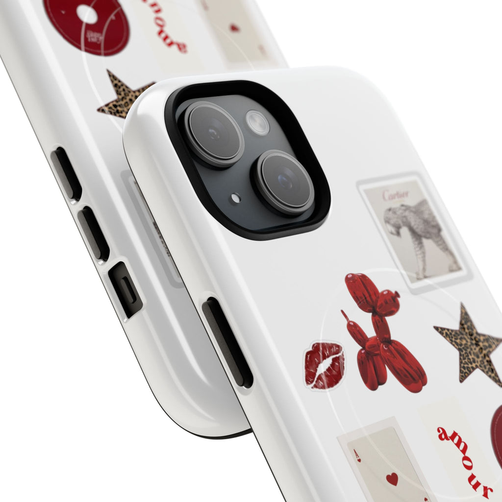 SAEVO Crimson Instinct Magnetic iPhone Case