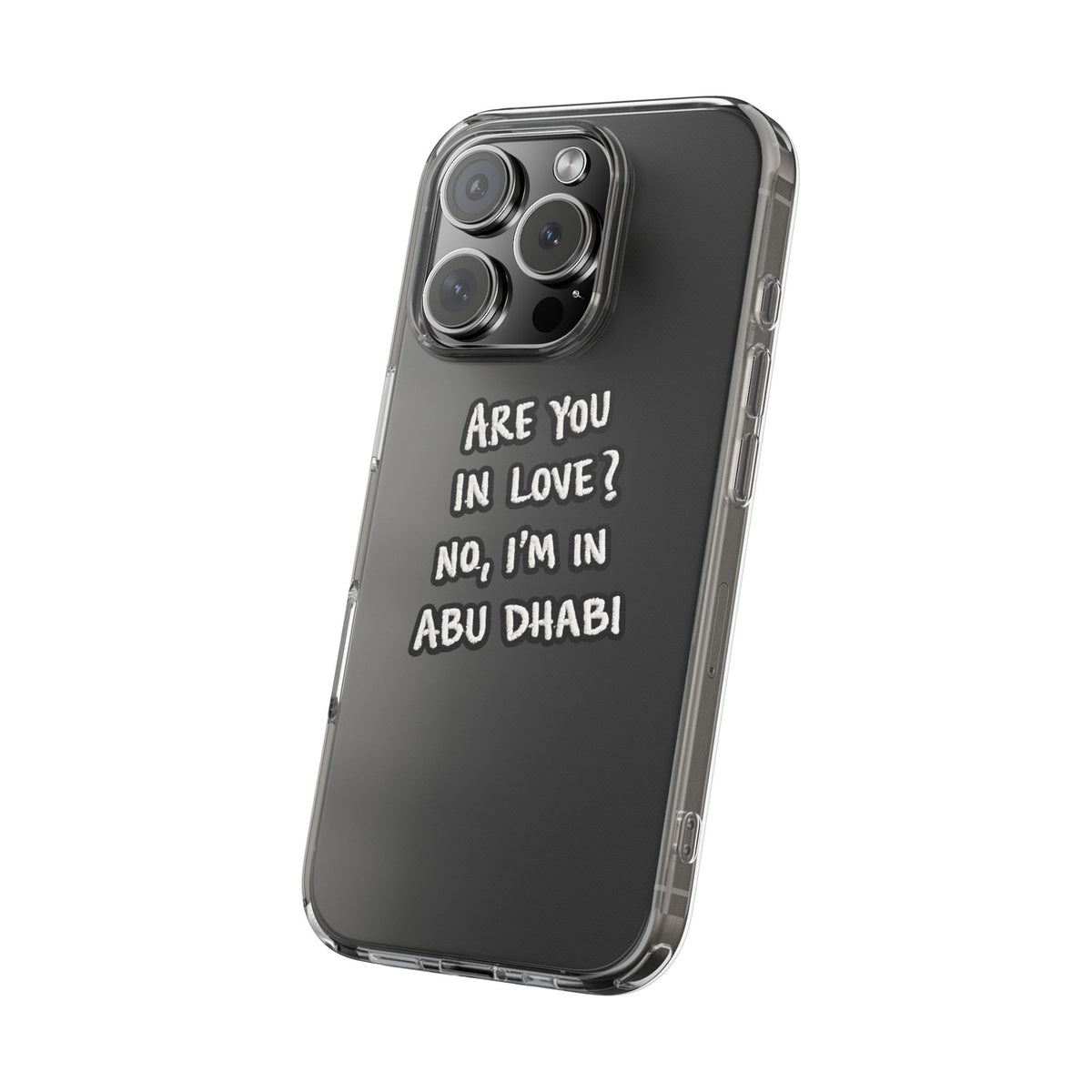 Abu Dhabi Love Clear Case