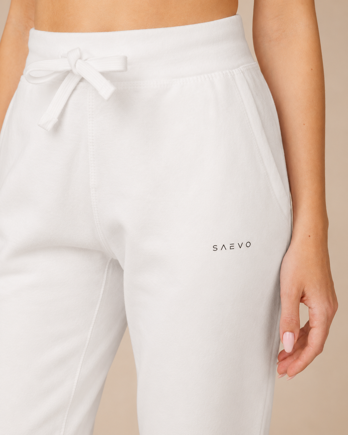 The SAEVO White Sweatpants