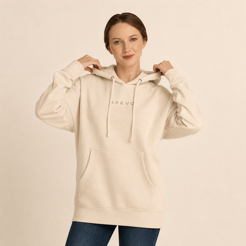 SAEVO Beige Hoodie