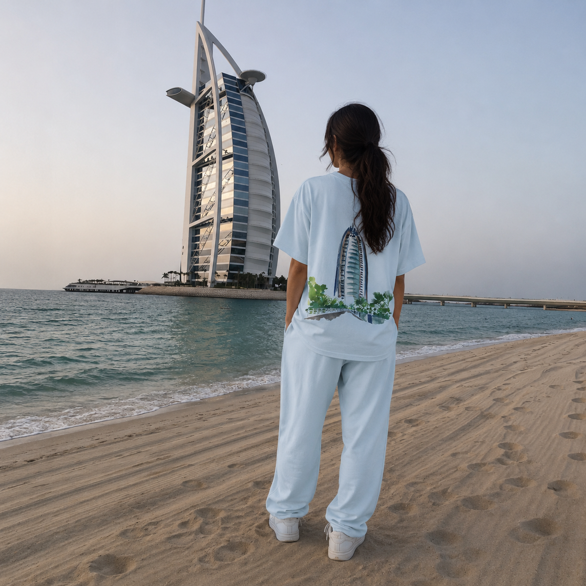Burj Al Arab Watercolor Top